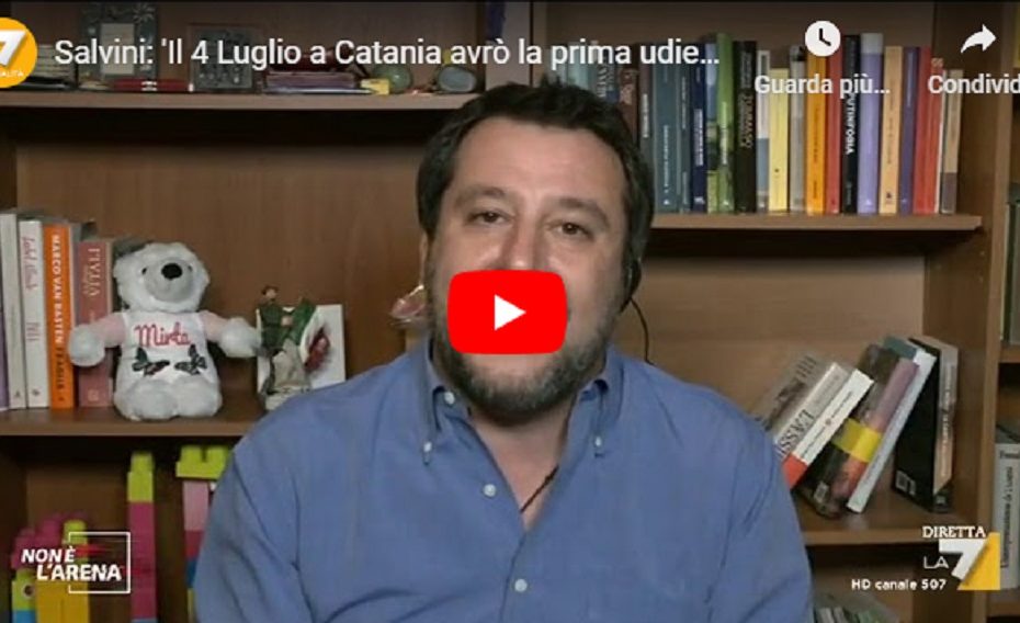 Salvini 4 luglio processo catania