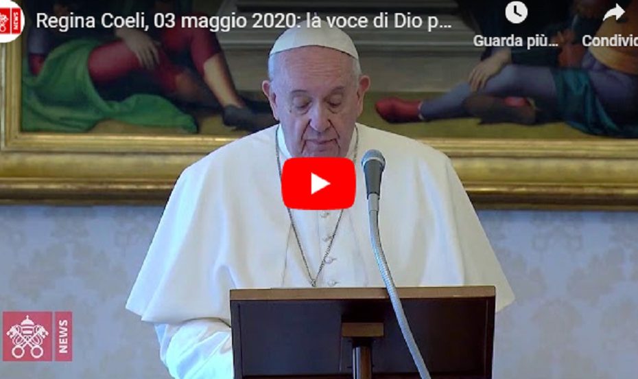 Il Papa: la voce di Dio parla al presente e ci invita ora a fare del bene